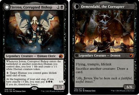 Jerren Corrupted Bishop Ormendahl the Corrupter 109 277 Innistrad Midnight Hunt Singles Jerren Corrupted Bishop Ormendahl the Corrupter 109 277 Innistrad Midnight Hunt Singles