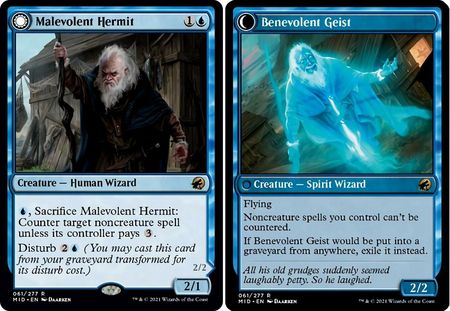 Malevolent Hermit Benevolent Geist 061 277 Innistrad Midnight Hunt Singles Malevolent Hermit Benevolent Geist 061 277 Innistrad Midnight Hunt Singles