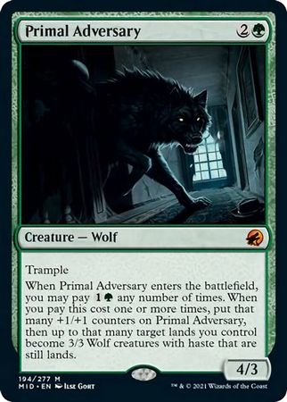 Primal Adversary 194 277 Innistrad Midnight Hunt Singles Primal Adversary 194 277 Innistrad Midnight Hunt Singles