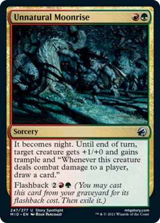 Unnatural Moonrise 247 277 Innistrad Midnight Hunt Singles Unnatural Moonrise 247 277 Innistrad Midnight Hunt Singles