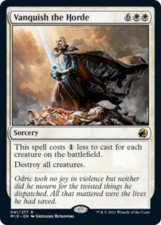 Vanquish the Horde 041 277 Innistrad Midnight Hunt Singles Vanquish the Horde 041 277 Innistrad Midnight Hunt Singles