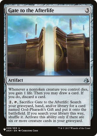 Gate to the Afterlife 228 269 The List The List Singles Gate to the Afterlife 228 269 The List The List Singles
