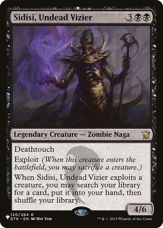 Sidisi Undead Vizier The List The List Singles Sidisi Undead Vizier The List The List Singles