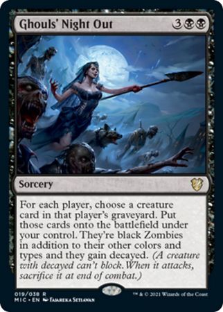 Ghouls Night Out 019 038 Innistrad Midnight Hunt Commander Singles Ghouls Night Out 019 038 Innistrad Midnight Hunt Commander Singles