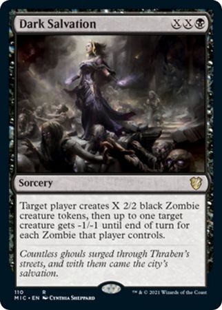 Dark Salvation 110 Innistrad Midnight Hunt Commander Singles