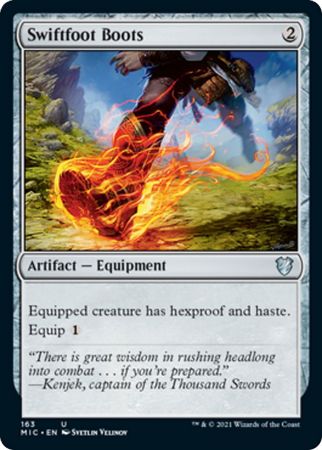 Swiftfoot Boots 163 Innistrad Midnight Hunt Commander Singles Swiftfoot Boots 163 Innistrad Midnight Hunt Commander Singles