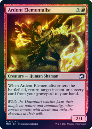 Ardent Elementalist 128 277 Foil Ardent Elementalist 128 277 Foil
