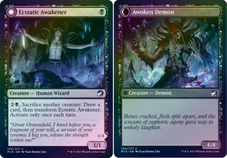 Ecstatic Awakener Awoken Demon 100 277 Foil Ecstatic Awakener Awoken Demon 100 277 Foil