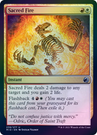 Sacred Fire 239 277 Foil Sacred Fire 239 277 Foil