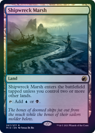 Shipwreck Marsh 267 277 Foil Innistrad Midnight Hunt Foil Singles Shipwreck Marsh 267 277 Foil Innistrad Midnight Hunt Foil Singles