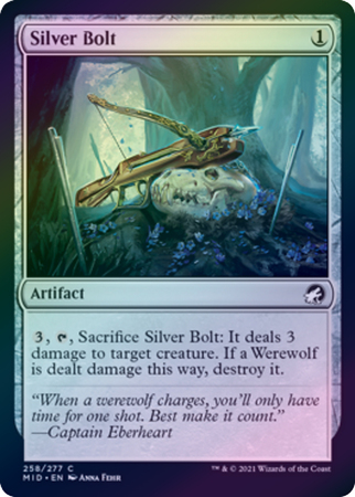 Silver Bolt 258 277 Foil Innistrad Midnight Hunt Foil Singles Silver Bolt 258 277 Foil Innistrad Midnight Hunt Foil Singles