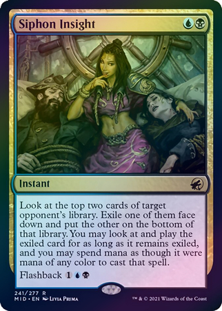 Siphon Insight 241 277 Foil Innistrad Midnight Hunt Foil Singles Siphon Insight 241 277 Foil Innistrad Midnight Hunt Foil Singles