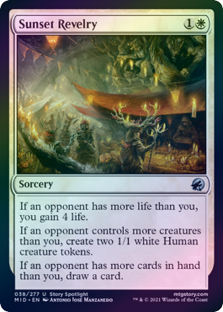 Sunset Revelry 038 277 Foil Innistrad Midnight Hunt Foil Singles Sunset Revelry 038 277 Foil Innistrad Midnight Hunt Foil Singles