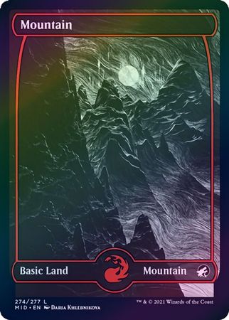 Mountain 274 277 Foil Mountain 274 277 Foil