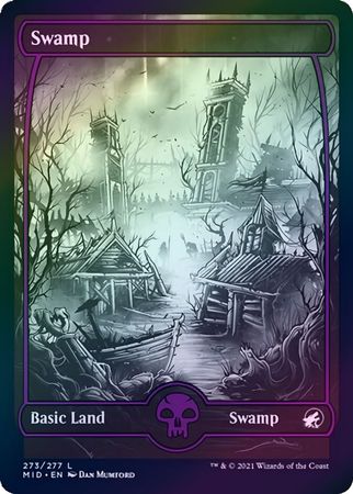 Swamp 273 277 Foil Innistrad Midnight Hunt Foil Singles Swamp 273 277 Foil Innistrad Midnight Hunt Foil Singles