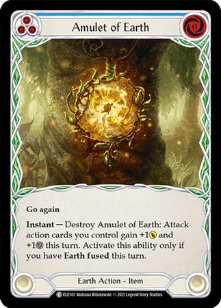 Amulet of Earth ELE143 Common 1st Edition Tales of Aria 1st Edition Singles Amulet of Earth ELE143 Common 1st Edition Tales of Aria 1st Edition Singles