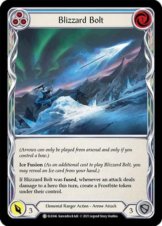 Blizzard Bolt Blue ELE046 Common 1st Edition Tales of Aria 1st Edition Singles Blizzard Bolt Blue ELE046 Common 1st Edition Tales of Aria 1st Edition Singles