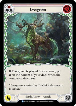 Evergreen Red ELE119 Rare 1st Edition Tales of Aria 1st Edition Singles Evergreen Red ELE119 Rare 1st Edition Tales of Aria 1st Edition Singles