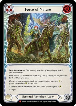 Force of Nature ELE066 Majestic 1st Edition Tales of Aria 1st Edition Singles Force of Nature ELE066 Majestic 1st Edition Tales of Aria 1st Edition Singles