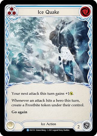 Ice Quake Blue ELE153 Rare 1st Edition Tales of Aria 1st Edition Singles Ice Quake Blue ELE153 Rare 1st Edition Tales of Aria 1st Edition Singles