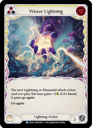 Weave Lightning Yellow ELE181 Rare 1st Edition Tales of Aria 1st Edition Singles Weave Lightning Yellow ELE181 Rare 1st Edition Tales of Aria 1st Edition Singles