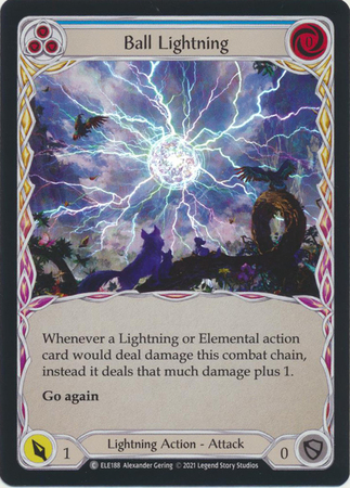 Ball Lightning Blue ELE188 Common Rainbow Foil 1st Edition Tales of Aria 1st Edition Foil Singles Ball Lightning Blue ELE188 Common Rainbow Foil 1st Edition Tales of Aria 1st Edition Foil Singles