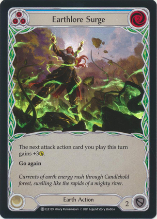 Earthlore Surge Blue ELE139 Common Rainbow Foil 1st Edition Tales of Aria 1st Edition Foil Singles Earthlore Surge Blue ELE139 Common Rainbow Foil 1st Edition Tales of Aria 1st Edition Foil Singles