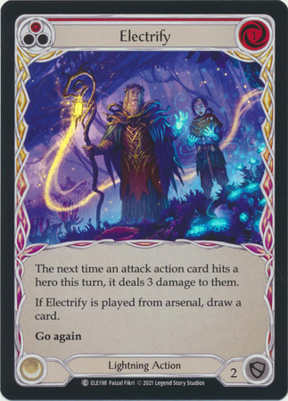 Electrify Red ELE198 Common Rainbow Foil 1st Edition Electrify Red ELE198 Common Rainbow Foil 1st Edition