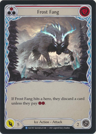 Frost Fang Red ELE148 Rare Rainbow Foil 1st Edition Tales of Aria 1st Edition Foil Singles Frost Fang Red ELE148 Rare Rainbow Foil 1st Edition Tales of Aria 1st Edition Foil Singles
