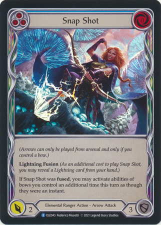 Snap Shot Blue ELE043 Rare Rainbow Foil 1st Edition Tales of Aria 1st Edition Foil Singles Snap Shot Blue ELE043 Rare Rainbow Foil 1st Edition Tales of Aria 1st Edition Foil Singles
