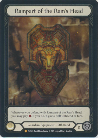 その他 Rampart of the Ram's Head Cold Foil Rampart of the Ram's Head | Tales of Aria (Unlimited) | Star