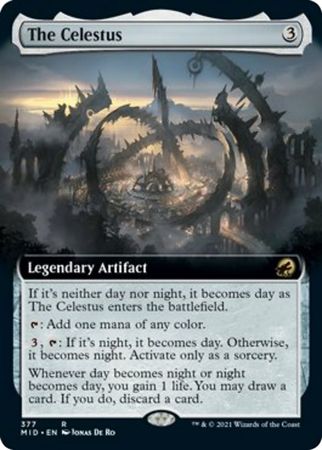 The Celestus 377 Extended Art Innistrad Midnight Hunt Collector Booster Singles The Celestus 377 Extended Art Innistrad Midnight Hunt Collector Booster Singles