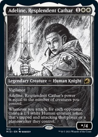 Adeline Resplendent Cathar 312 Showcase Eternal Night Innistrad Midnight Hunt Collector Booster Singles Adeline Resplendent Cathar 312 Showcase Eternal Night Innistrad Midnight Hunt Collector Booster Singles