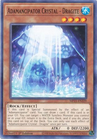 Adamancipator Crystal Dragite MP21 EN229 Common 1st Edition 2021 Mega Tin Ancient Battles 1st Edition Singles Adamancipator Crystal Dragite MP21 EN229 Common 1st Edition 2021 Mega Tin Ancient Battles 1st Edition Singles