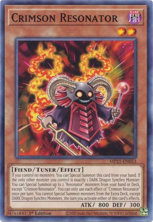 Crimson Resonator MP21 EN053 Common 1st Edition 2021 Mega Tin Ancient Battles 1st Edition Singles Crimson Resonator MP21 EN053 Common 1st Edition 2021 Mega Tin Ancient Battles 1st Edition Singles