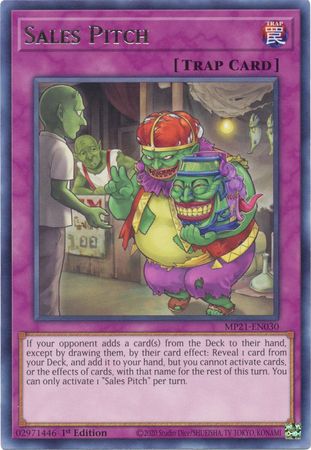Sales Pitch MP21 EN030 Rare 1st Edition 2021 Mega Tin Ancient Battles 1st Edition Singles Sales Pitch MP21 EN030 Rare 1st Edition 2021 Mega Tin Ancient Battles 1st Edition Singles