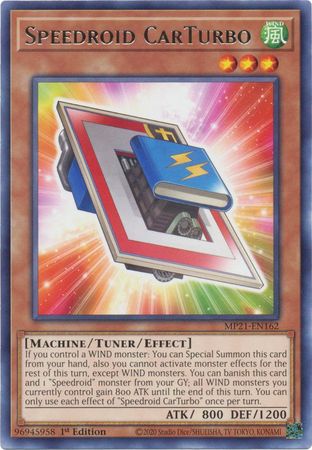 Speedroid CarTurbo MP21 EN162 Rare 1st Edition 2021 Mega Tin Ancient Battles 1st Edition Singles Speedroid CarTurbo MP21 EN162 Rare 1st Edition 2021 Mega Tin Ancient Battles 1st Edition Singles