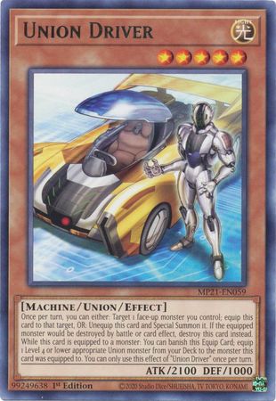 Union Driver MP21 EN059 Rare 1st Edition 2021 Mega Tin Ancient Battles 1st Edition Singles Union Driver MP21 EN059 Rare 1st Edition 2021 Mega Tin Ancient Battles 1st Edition Singles