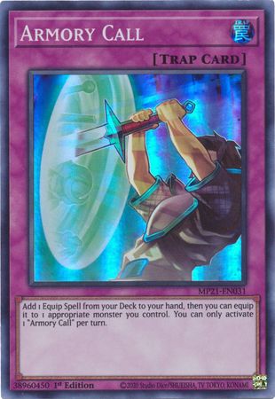 Armory Call MP21 EN031 Super Rare 1st Edition 2021 Mega Tin Ancient Battles 1st Edition Singles Armory Call MP21 EN031 Super Rare 1st Edition 2021 Mega Tin Ancient Battles 1st Edition Singles