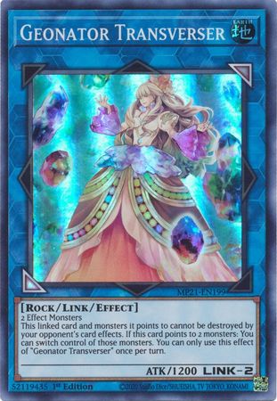 Geonator Transverser MP21 EN199 Super Rare 1st Edition 2021 Mega Tin Ancient Battles 1st Edition Singles Geonator Transverser MP21 EN199 Super Rare 1st Edition 2021 Mega Tin Ancient Battles 1st Edition Singles