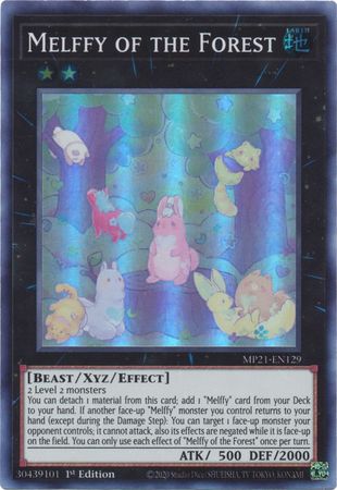 Melffy of the Forest MP21 EN129 Super Rare 1st Edition 2021 Mega Tin Ancient Battles 1st Edition Singles Melffy of the Forest MP21 EN129 Super Rare 1st Edition 2021 Mega Tin Ancient Battles 1st Edition Singles