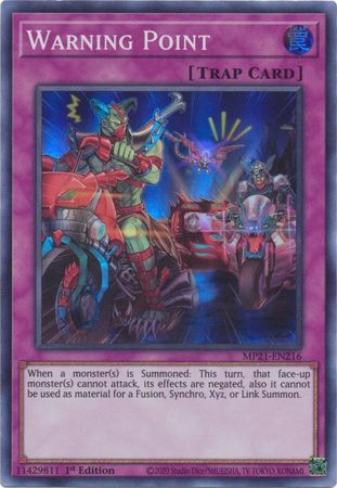 Warning Point MP21 EN216 Super Rare 1st Edition 2021 Mega Tin Ancient Battles 1st Edition Singles Warning Point MP21 EN216 Super Rare 1st Edition 2021 Mega Tin Ancient Battles 1st Edition Singles
