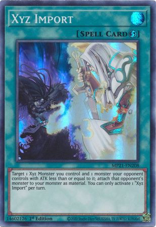 Xyz Import MP21 EN208 Super Rare 1st Edition 2021 Mega Tin Ancient Battles 1st Edition Singles Xyz Import MP21 EN208 Super Rare 1st Edition 2021 Mega Tin Ancient Battles 1st Edition Singles