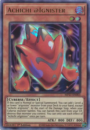 Achichi Ignister MP21 EN003 Ultra Rare 1st Edition 2021 Mega Tin Ancient Battles 1st Edition Singles Achichi Ignister MP21 EN003 Ultra Rare 1st Edition 2021 Mega Tin Ancient Battles 1st Edition Singles