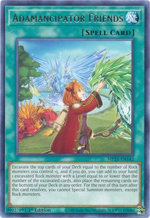 Adamancipator Friends MP21 EN142 Rare 1st Edition 2021 Mega Tin Ancient Battles 1st Edition Singles Adamancipator Friends MP21 EN142 Rare 1st Edition 2021 Mega Tin Ancient Battles 1st Edition Singles