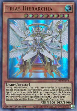 Trias Hierarchia MP21 EN058 Ultra Rare 1st Edition 2021 Mega Tin Ancient Battles 1st Edition Singles Trias Hierarchia MP21 EN058 Ultra Rare 1st Edition 2021 Mega Tin Ancient Battles 1st Edition Singles