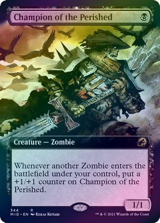 Champion of the Perished 344 Extended Art Foil Champion of the Perished 344 Extended Art Foil