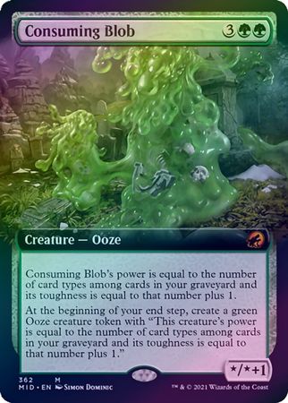 Consuming Blob 362 Extended Art Foil Consuming Blob 362 Extended Art Foil