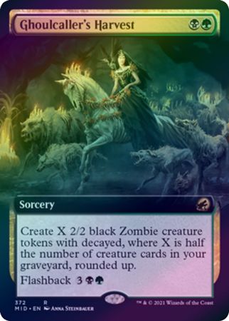 Ghoulcaller s Harvest 372 Extended Art Foil Ghoulcaller s Harvest 372 Extended Art Foil