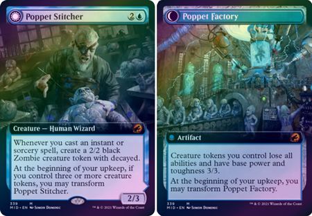 Poppet Stitcher Poppet Factory 339 Extended Art Foil Innistrad Midnight Hunt Collector Booster Foil Singles Poppet Stitcher Poppet Factory 339 Extended Art Foil Innistrad Midnight Hunt Collector Booster Foil Singles